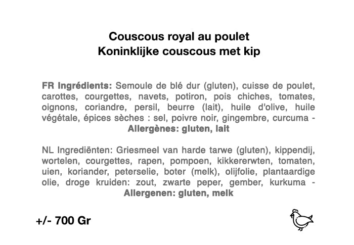 Couscous royal au poulet