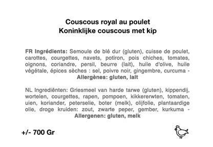 Couscous royal au poulet