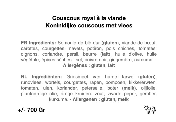 Couscous royal à la viande